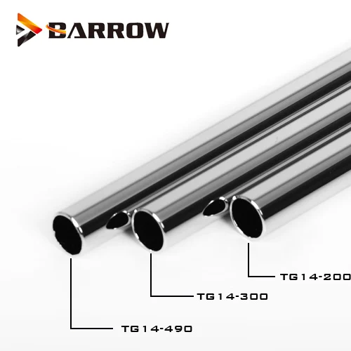 

Barrow 490mm Copper Chrome Plating Metal Hard Tube 12x14mm,14x16mm Water Cooling Tube Computer DIY User