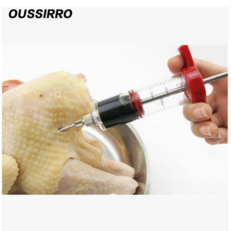 1 Piece BBQ Kit Roasting Syringe Marinade Adding Needle Kitchen Accessories Soy Nozzle Pin Tool | Дом и сад