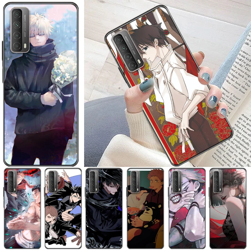 

Jujutsu Kaisen Fushiguro Megumi Yuji Itadori Satoru Gojo Sukuna Phone Case For Huawei P Smart Z 2019 2021 Carcasa Cases