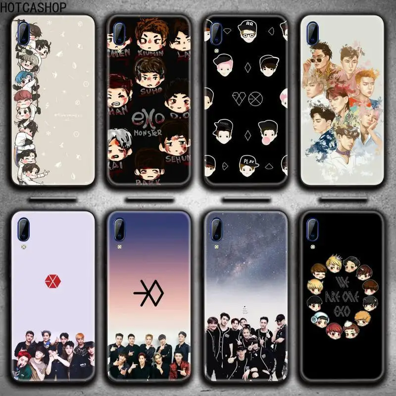 

Kpop EXO Phone Case For Vivo Y91c Y17 Y51 Y67 Y55 Y7s Y81S Y19 V17 vivos5