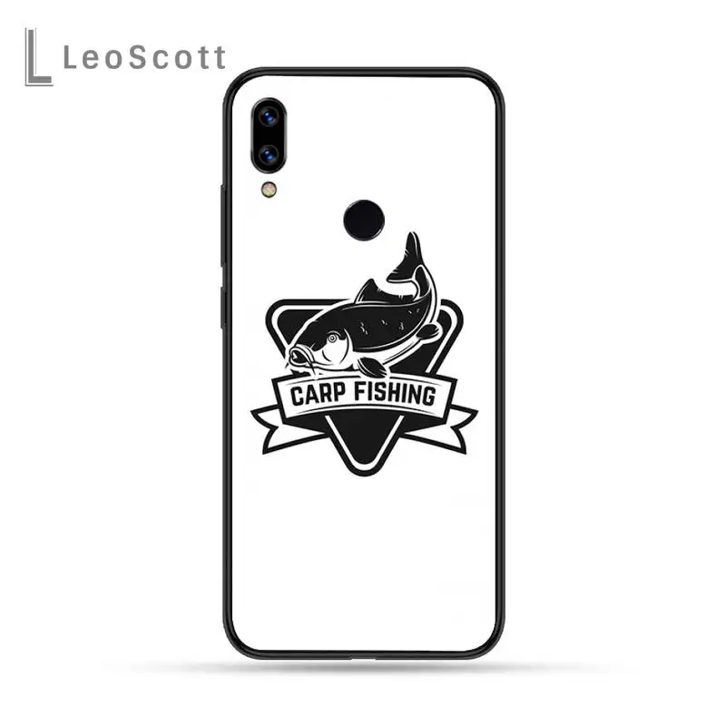 

Carp Fishing Fish Phone Case For Xiaomi Redmi note 4 4X 8T 9 9s 10 K20 K30 cc9 9t pro lite max