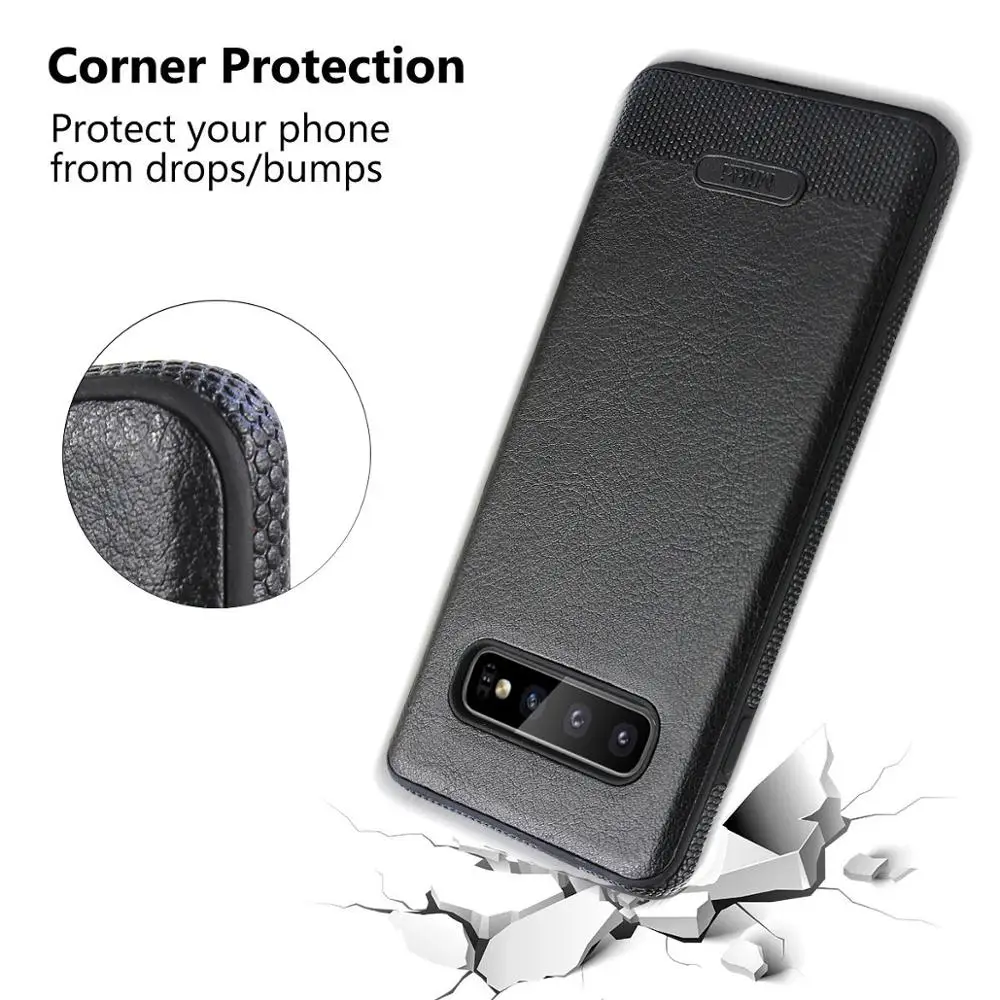 DUSH Leather Case For Samsung S9 S10 Plus 6 7 8 Note 9 Note10 M10 M20 Galaxy TPU Fitted Full Back Cover Shockproof | Мобильные