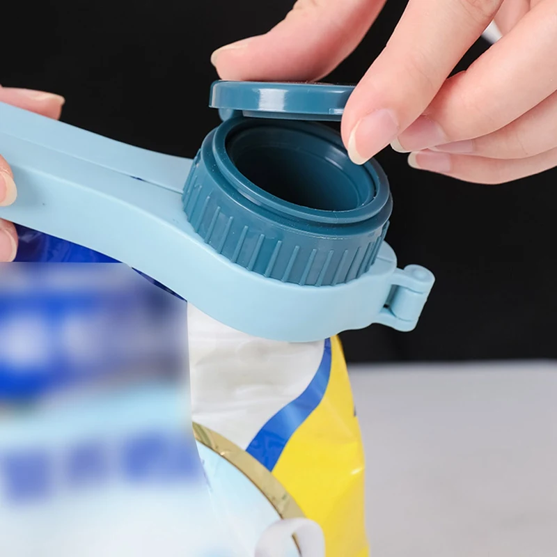 

1pc Plastic Seal Pour Food Storage Bag Clip Snack Sealing Clip Keeping Fresh Sealer Clamp Helper Food Saver Travel Kitchen Tools