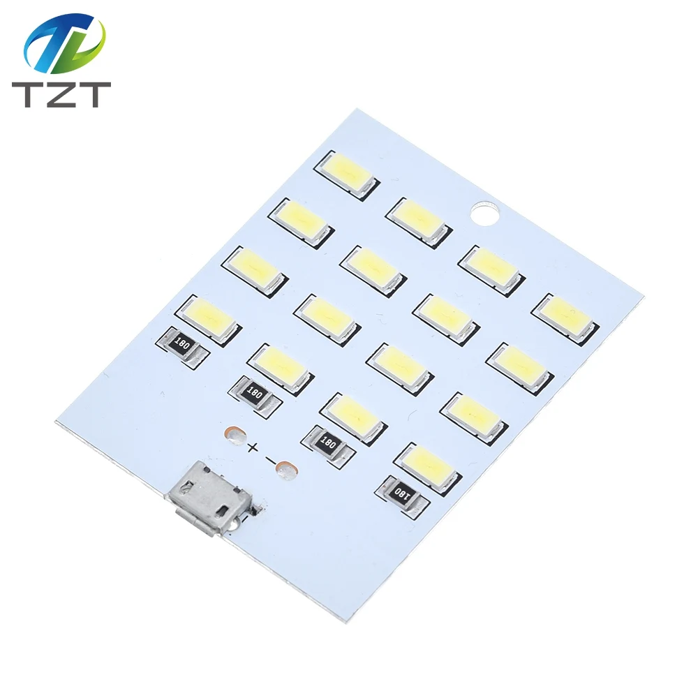 Высококачественный светодиодный светильник TZT 5730 smd 5 В мА ~ белый Mirco Usb