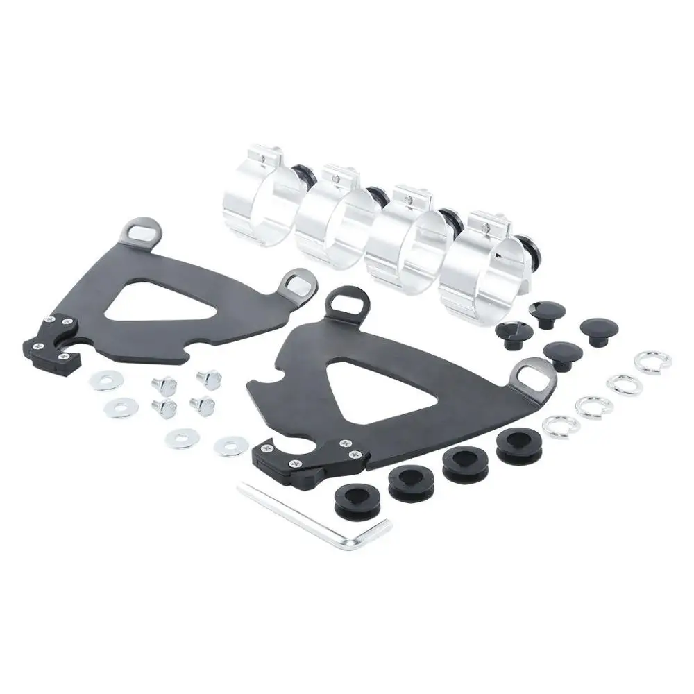 Мотоциклетный 49 мм 39 обтекатель черный триггерный замок монтажный комплект для