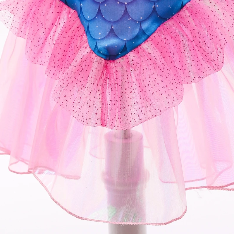 

A2UB Girls Princess Fishtail Dress Sleeveless Strap Dresses Party Cosplay Costumes