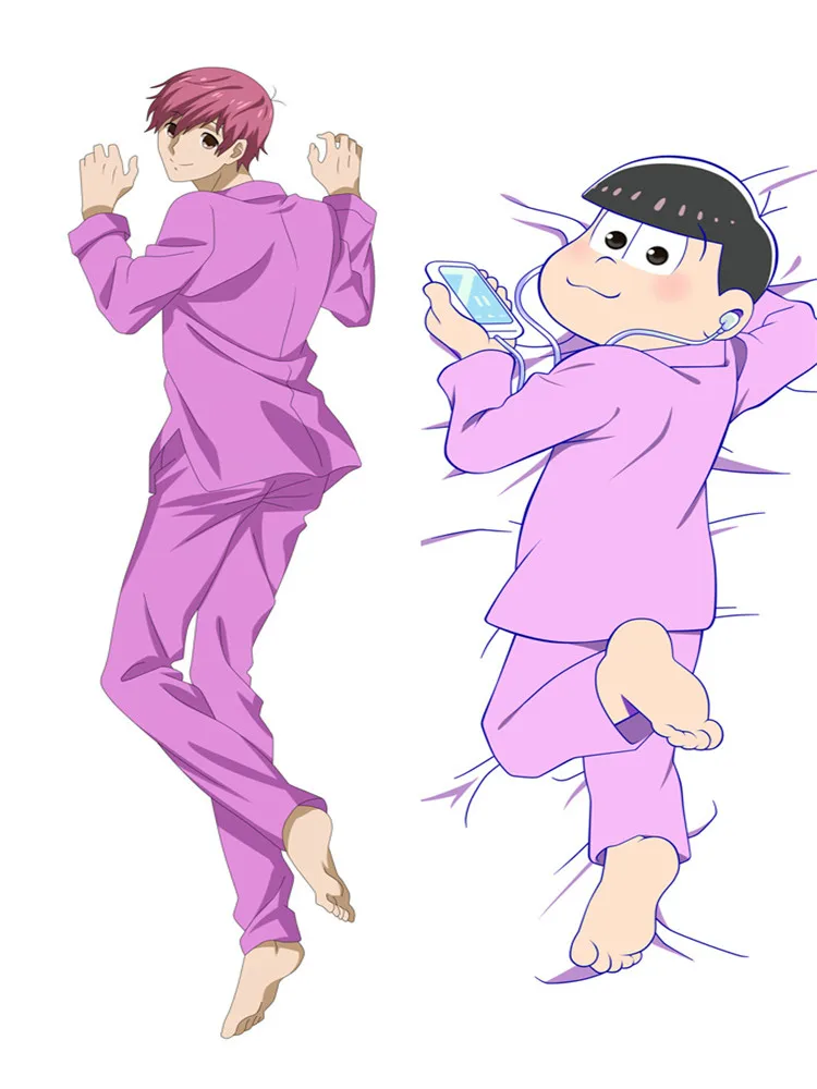 

Coscase Japanese Anime Mr. Osomatsu Otaku Osomatsu Matsuno Ichimatsu Todomatsu Dakimakura Pillow Cover Case Hugging Body Pillow