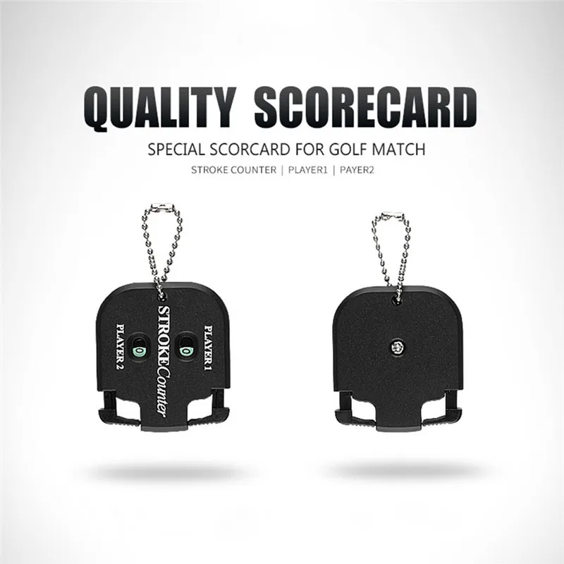 2 шт. мини удобный Гольф граф выстрел удар Удар счетчика две цифры скоринг