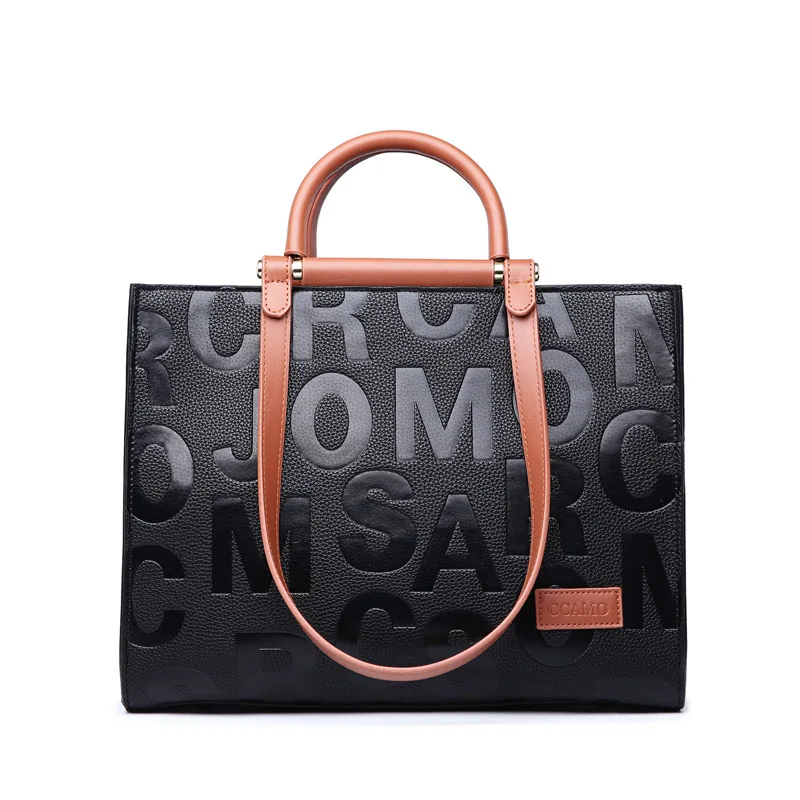 

100% Genuine Leather Handbags 2021 New Ladies Large Capacity Messenger All-match One-shoulder Portable Tote Bag Purses Luxury