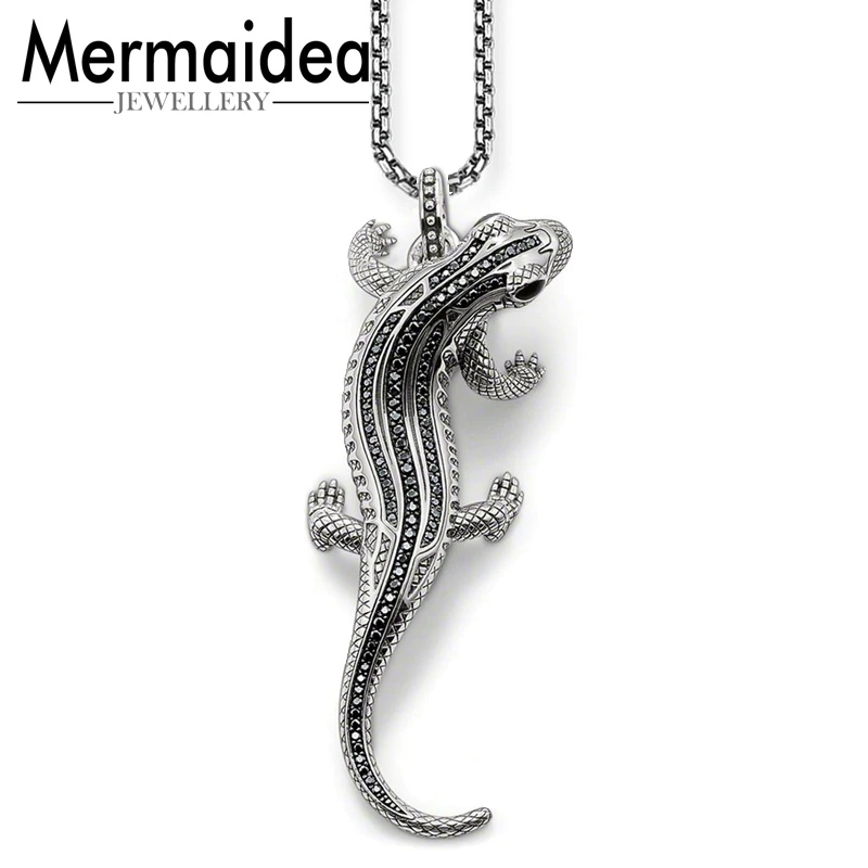 Подвеска ожерелье бренд Salamander 2020 цепочка модные ювелирные изделия посеребренные