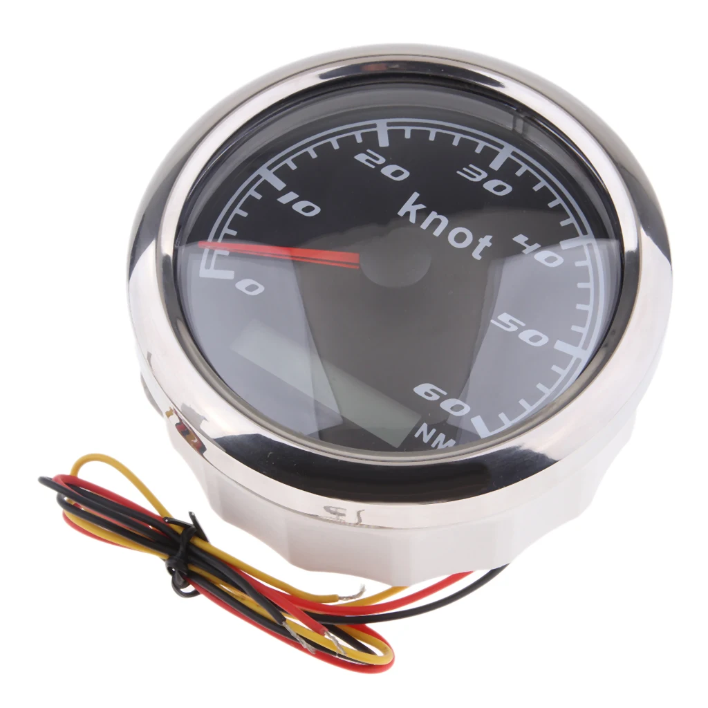 

85mm 60 Knot Waterproof GPS Digital Speedometer Gauge Odometer Marine
