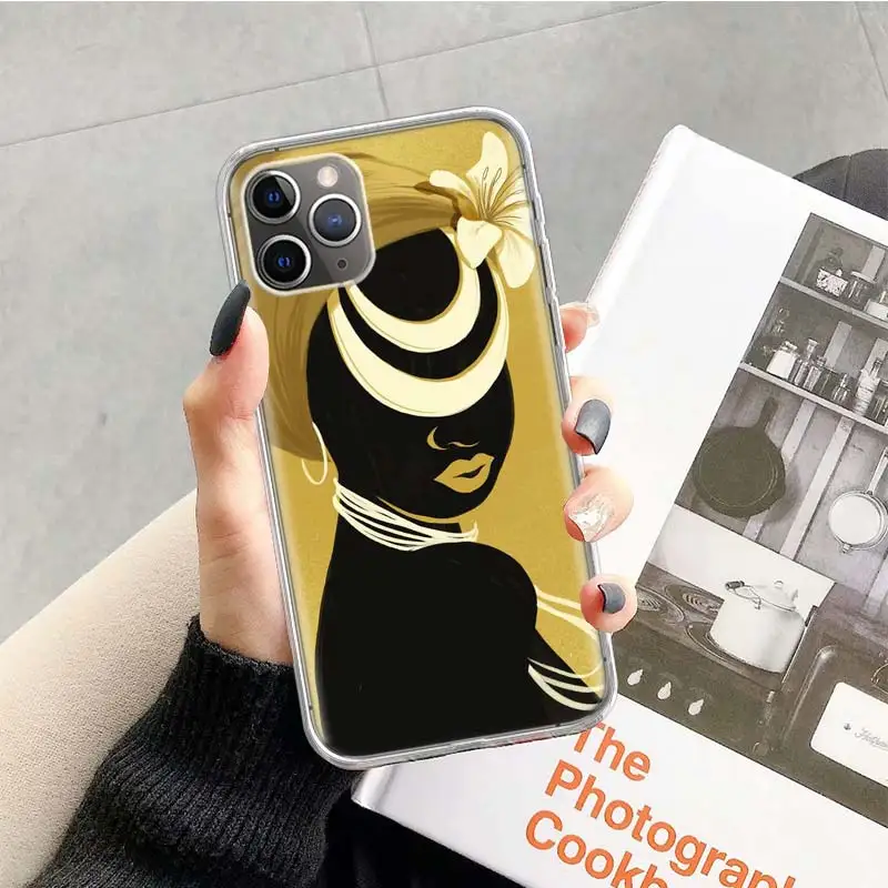 Африканский женский чехол для телефона Apple iPhone 11 13 12 Pro XS Max XR X 7 8 6 6S Plus Mini 5 5S SE