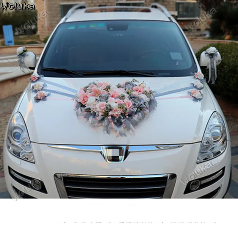 Украшение автомобиля в форме сердца пластина свадебное оформление набор узел