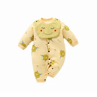 baby autumn and winter new thin cotton jumpsuit climbing suit for boys and girls