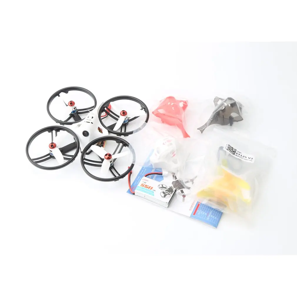 

KINGKONG/LDARC ET 5.8G Series ET100 ET115 ET125 Micro FPV Racing Drone 800TVL Camera 16CH 25mW 100mW VTX BNF RC Helicopter