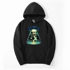 Зона 51 удовольствие работать Для мужчин толстовки Толстовка 2020 Демисезонный пуловер из флиса, в стиле хип-хоп классная в уличном стиле с капюшоном иностранцев, модные толстовки с капюшоном