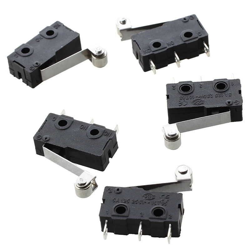 15 шт. AC 125V 1A SPDT 1NO 1NC Мгновенный длинный шарнирный рычажок мини переключатель CNIM
