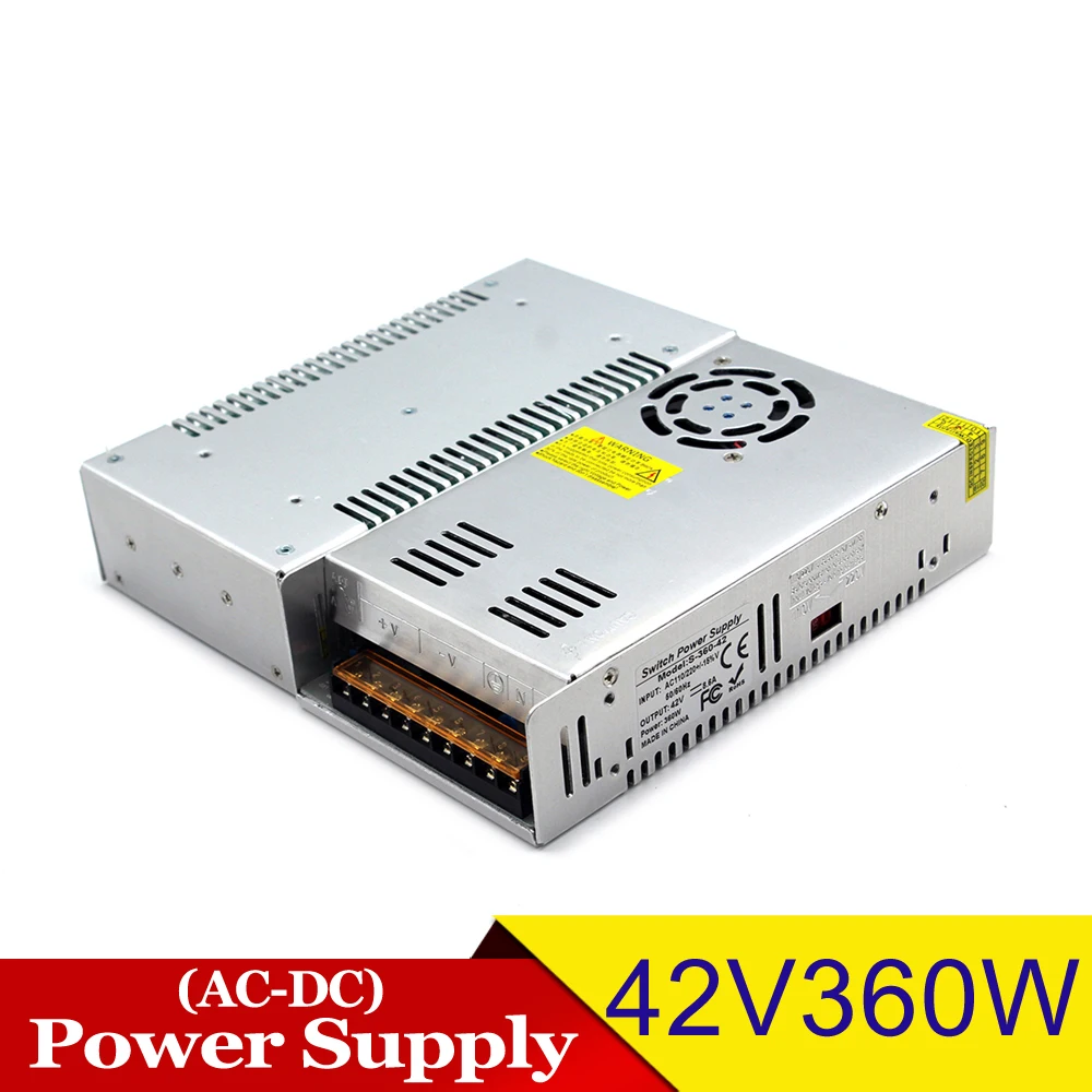 Переменный DC42v источник питания 8.6A 360W трансформатор драйвера AC к DC 42V адаптер для