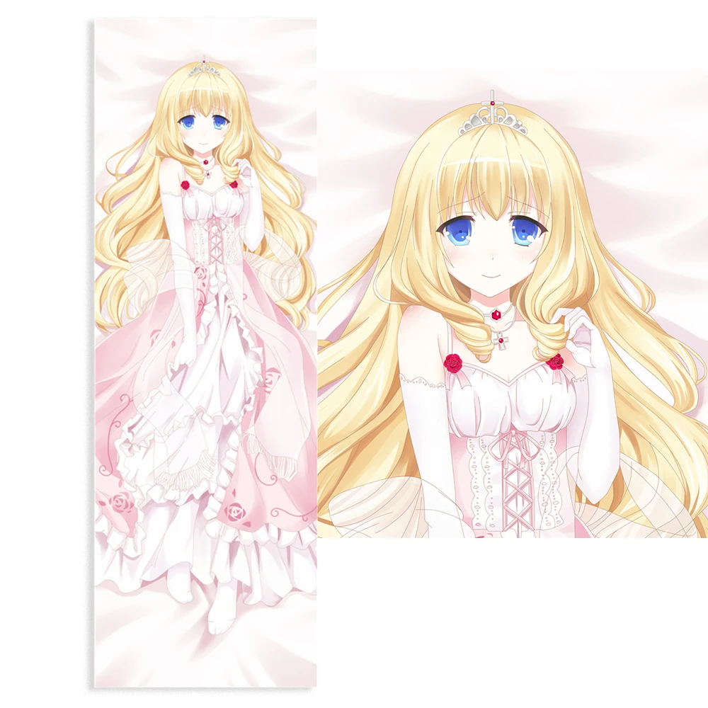 

Anime Latifa Fleuranza Long Pillow Case Cosplay Cushion Cover Hugging Body Peach Skin Pillowcase fashion Printed