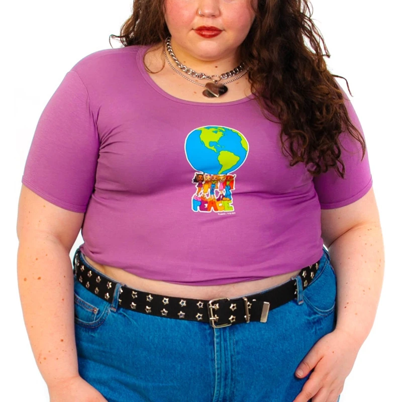 Футболка женская с графическим принтом короткий топ коротким рукавом в стиле