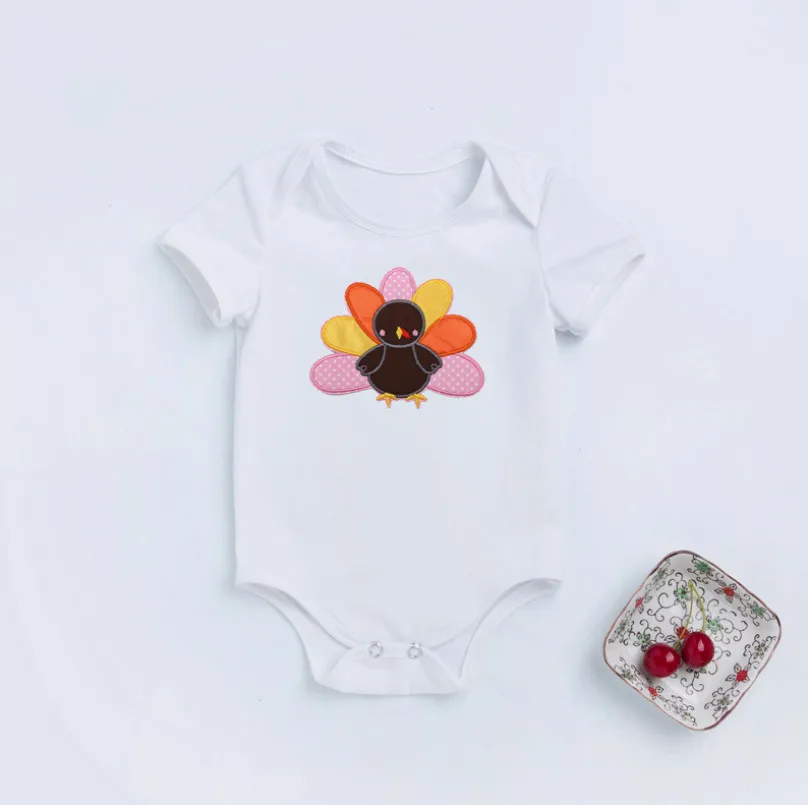 Toddler Baby Girl's Cotton Bodysuits &amp One-Pieces Fashion Halloween Party Pumpkin Newborn Jumpsuits Holiday Clothes | Детская