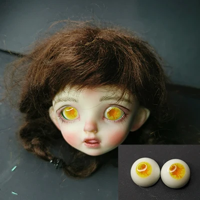 a4 Bjd eyes 12 мм глаза из смолы bjd кукольные глаза 8 видов bjd eyes 1/6 куклы napi carol aod dod msd куклы аксессуары ручной работы diy игрушка - Цвет: a4