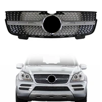 car diamond styling front grille abs grill for mercedes benz gl class x164 gl320 gl350 gl450 2006 2007 2008 2009 2010 2011 2012
