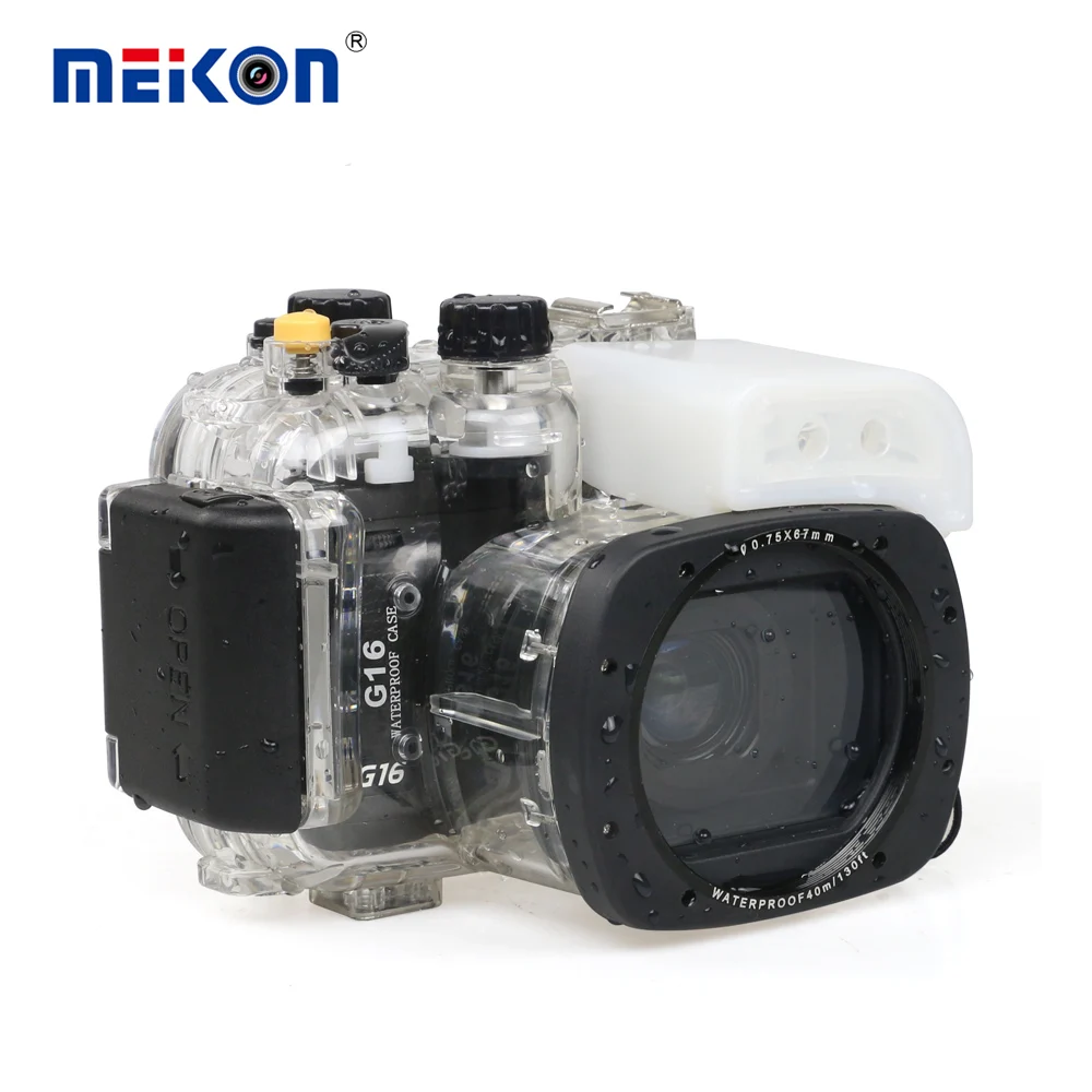 Водонепроницаемый корпус для камеры Canon G15/G16 40 м|Корпусы фотоаппаратов| |