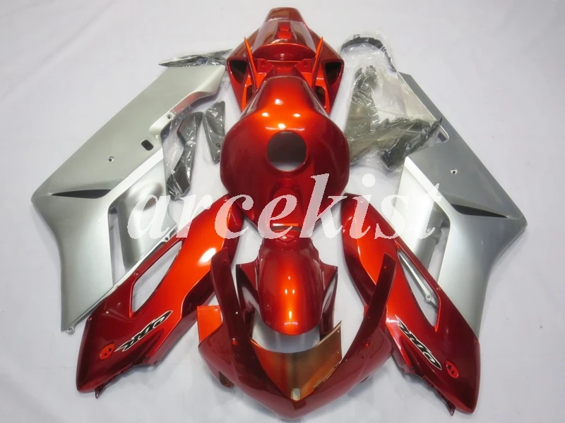 

New ABS Whole Motorcycle Fairings kit Fit for Honda CBR1000RR 04 05 CBR1000 1000RR 2004 2005 Custom Free red silver