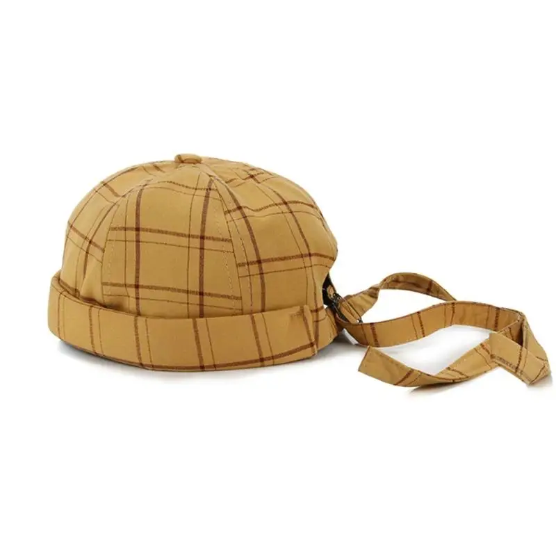 Шапка в клетку с черепом для мужчин и женщин повседневная шапка Docker Сейлор