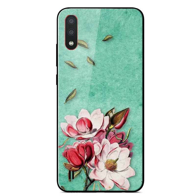 

Silicone Cover For Samsung A01 Fashion Painted Protection Case For Samsung Galaxy A01 SM-A015F A015 Luxury Shockproof Phone Case