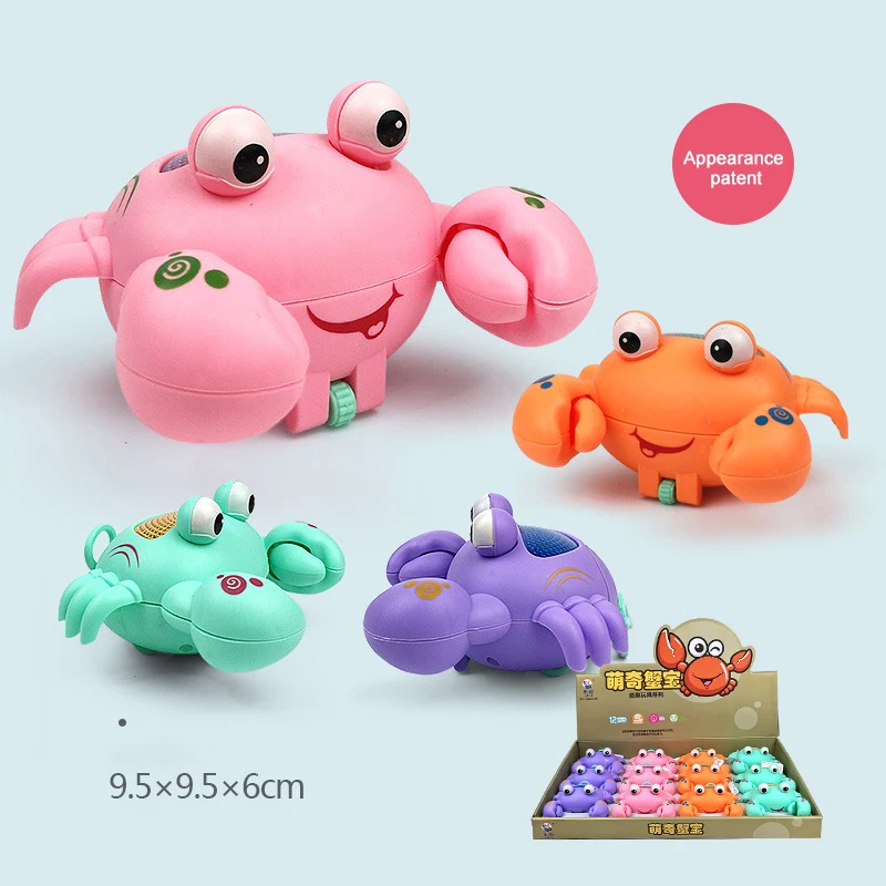 

Classic Wind Up Toys Children Cartoon Colorful Animal Toys Mini Pull Back Jumping Animal Kids Gifts Chick Tortoise Crocodile