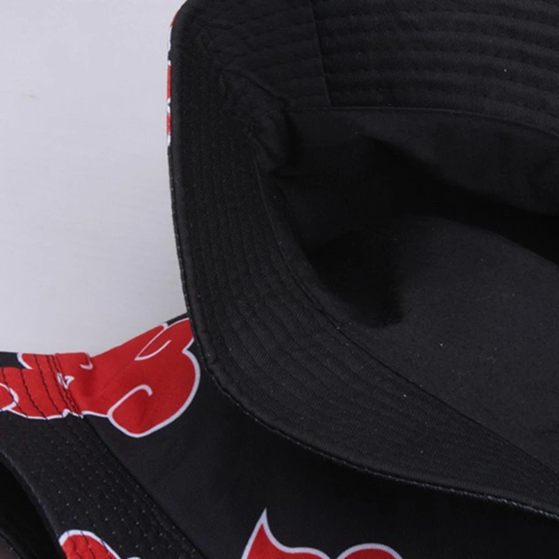 

Red Cloud Printed Summer Hat Women Men Panama Bucket Cap The Design Flat Visor Fisherman Hat Japanese Anime Sun Hat