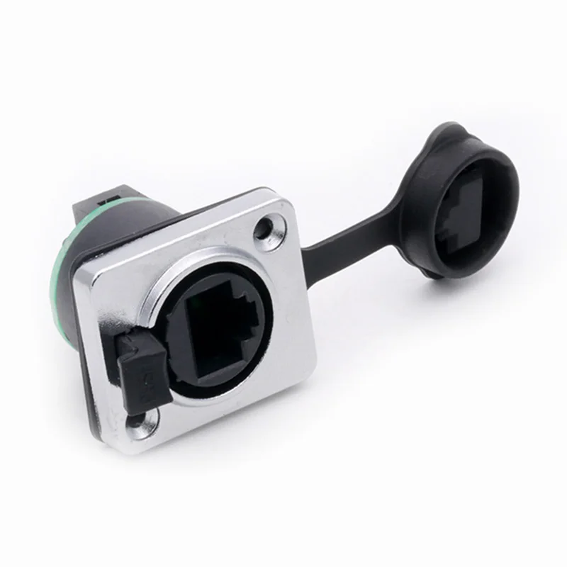 1 шт. прямой модуль RJ45 штепсельная розетка винтового типа водонепроницаемый