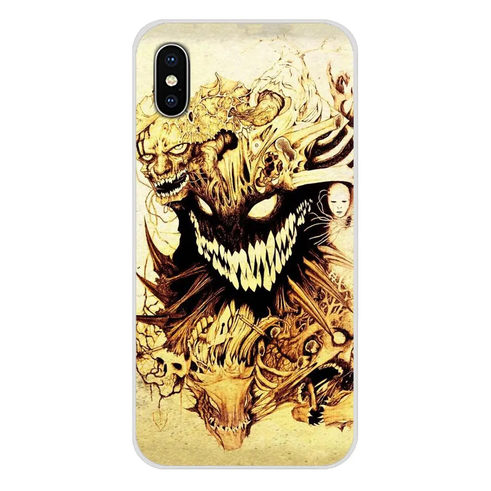 Аксессуары чехол для телефона чехлы с черепом монстров темные искусства Motorola Moto