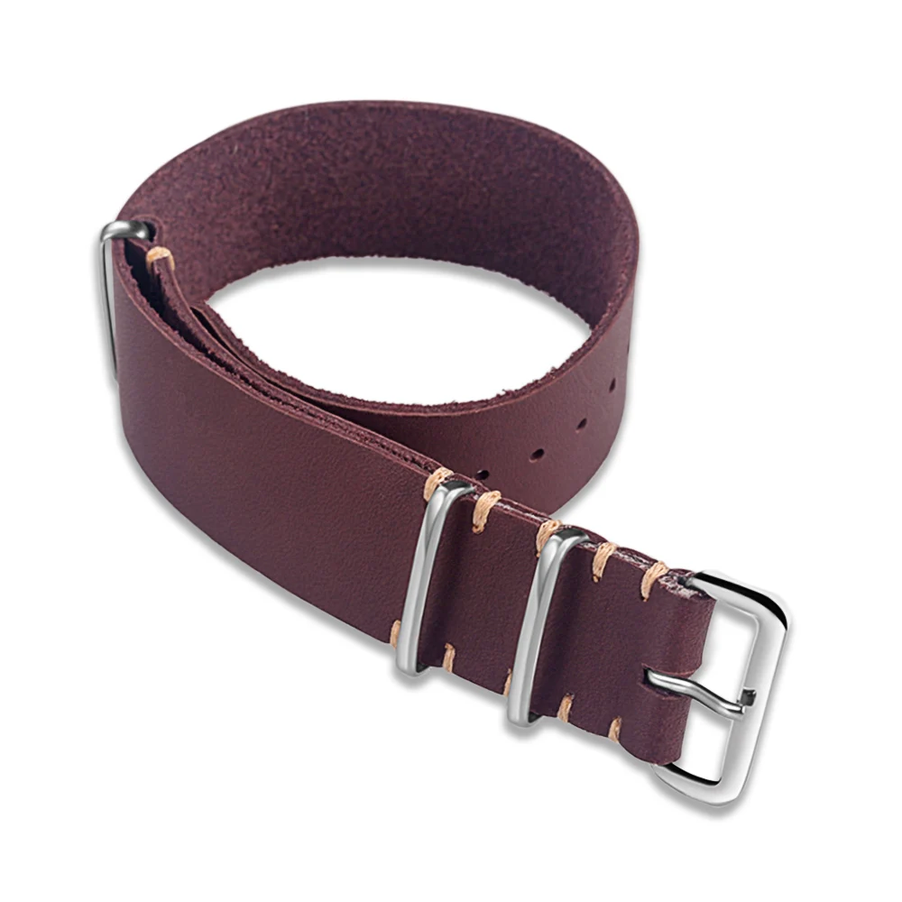 

Ремешок кожаный для наручных часов, 18/20/22 мм