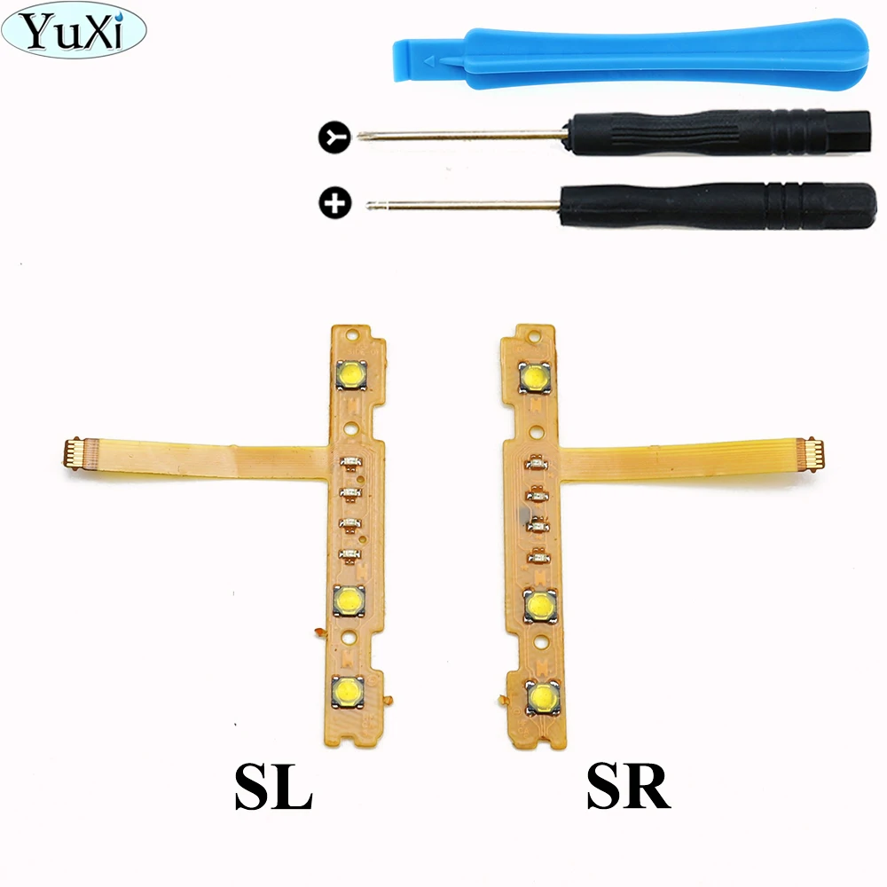 Кнопка YuXi L/R SL SR для игрового контроллера Nintend Switch JoyCon NS с отверткой | Электроника
