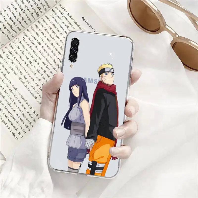 

Anime Naruto Hinata Phone Case Transparent For Samsung Galaxy A71 A21s S8 S9 S10 plus note 20 ultra