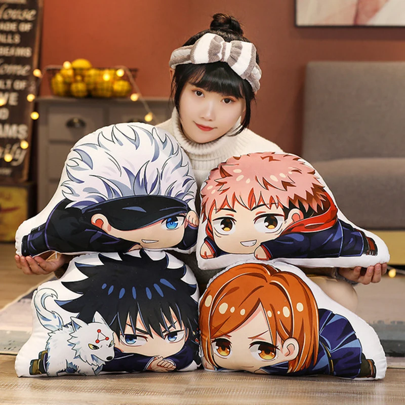 13/45cm Jujutsu Kaisen Pillow Janpan Anime Yuji Itadori Gojo Satoru Soft Stuffed Plush Doll Cute Pendant Cosplay Accessories