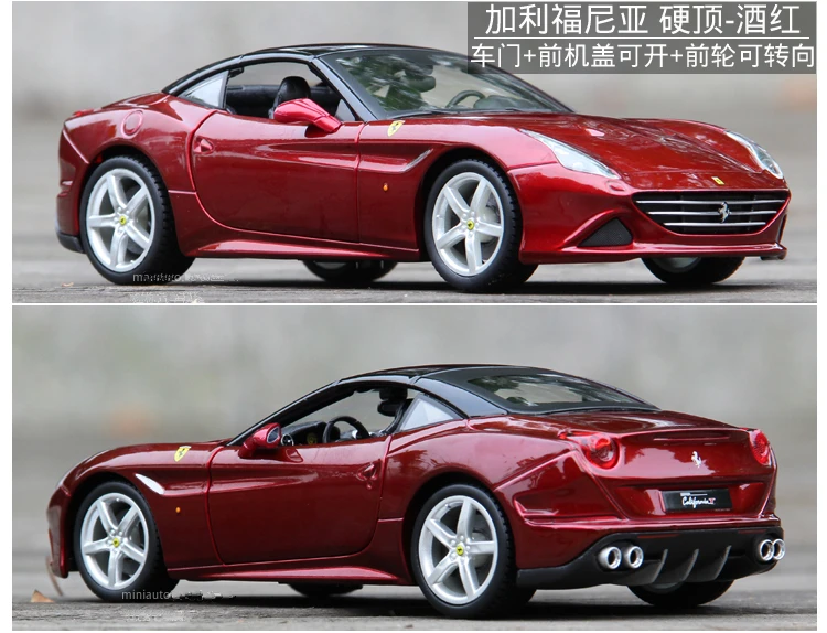 Bburago 1:24 Ferrari 599GTO модель автомобиля литье под давлением Металлическая Модель Детская игрушка бойфренд подарок имитация сплава автомобиль коллекция