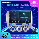 Автомагнитола 2DIN Android 10 для HONDA JAZZ City 2002 2003 2004 2005 2007, автомобильный мультимедийный плеер с GPS-навигацией, DSP NO 2Din DVD