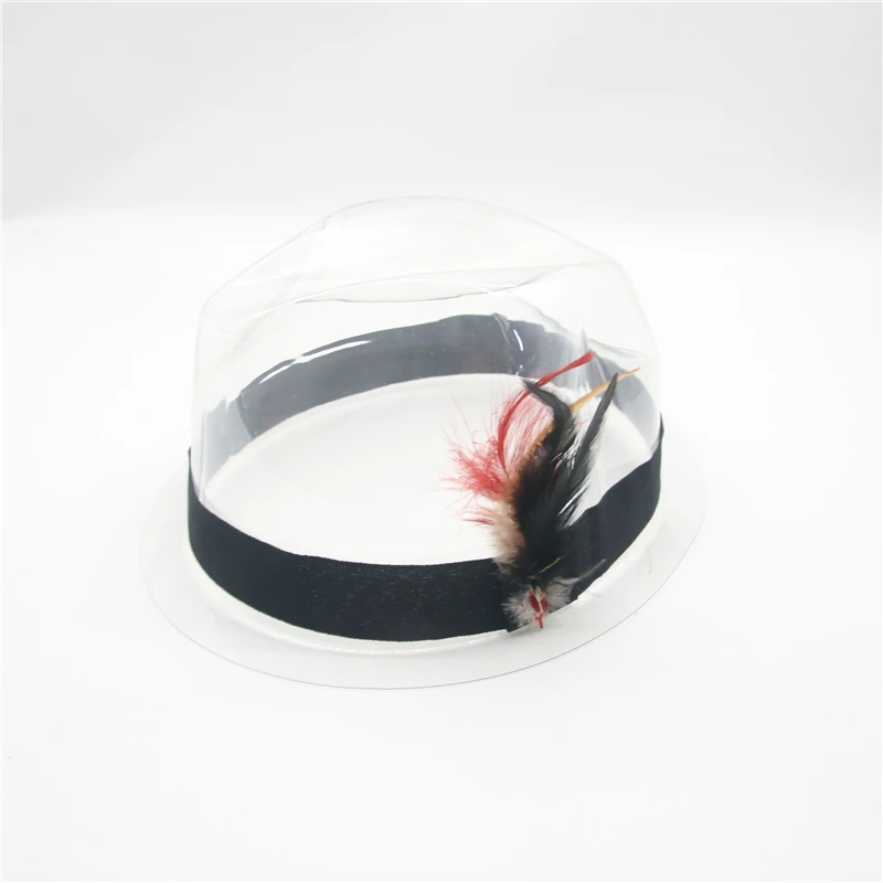 

belt band black white melticolor decorate chain western cowboy casual outdoor fedora hats band belt