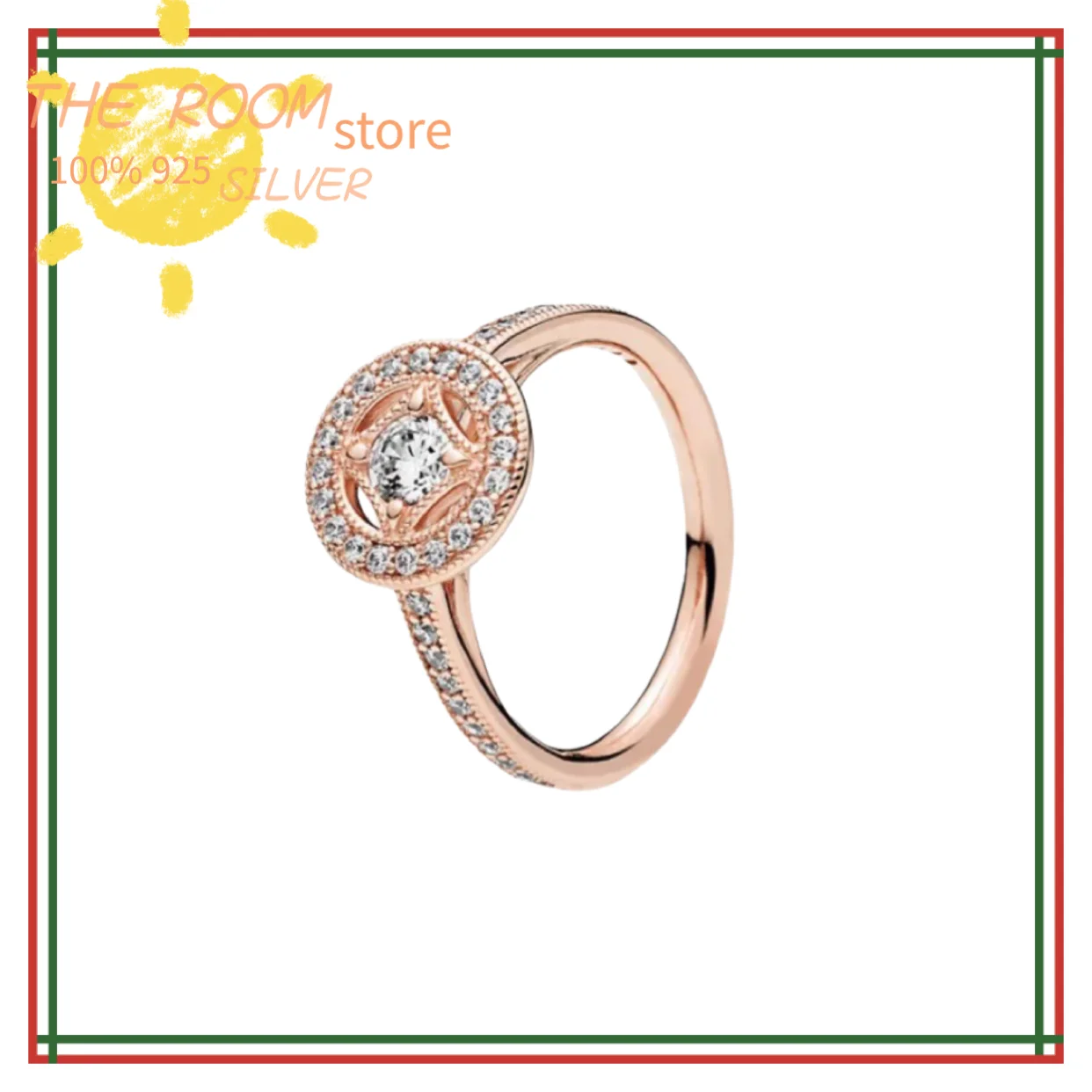 

Best selling genuine Pando 100% 925 sterling silver fashion boutique ring fit women's engagement jewelry anniversary gift
