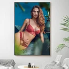 Шелковая ткань настенный постер Лиза томащек 2 Сексуальная модель звезда искусство домашний Декор подарок