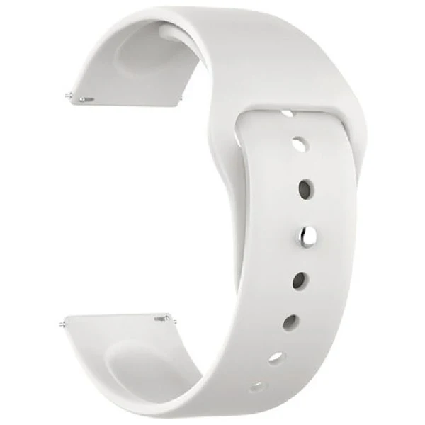 Универсальный силиконовый ремешок Lyambda для часов 20 mm ALTAIR DSJ 01 10T WH White|Ремешки