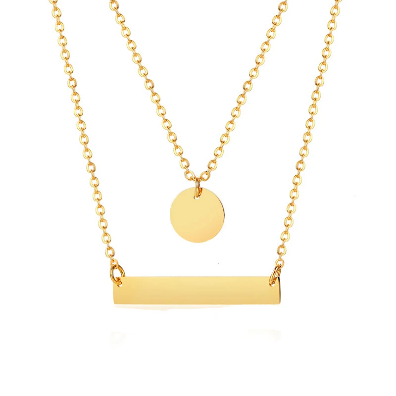 Европейские и американские ювелирные изделия в стиле минимализма из нержавеющей