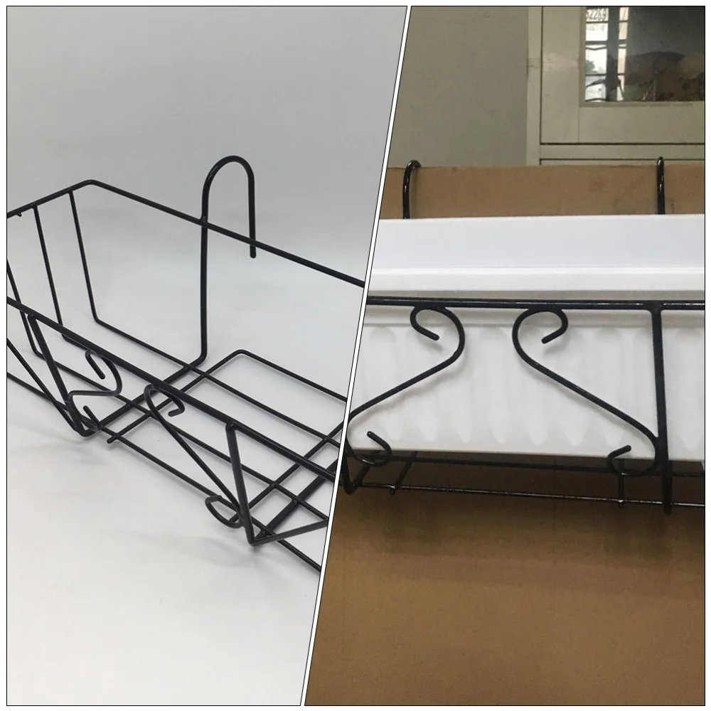 

2Pcs Plants Pot Hanging Holder Hanging Railing Flower Rack Bonsai Hanging Rack