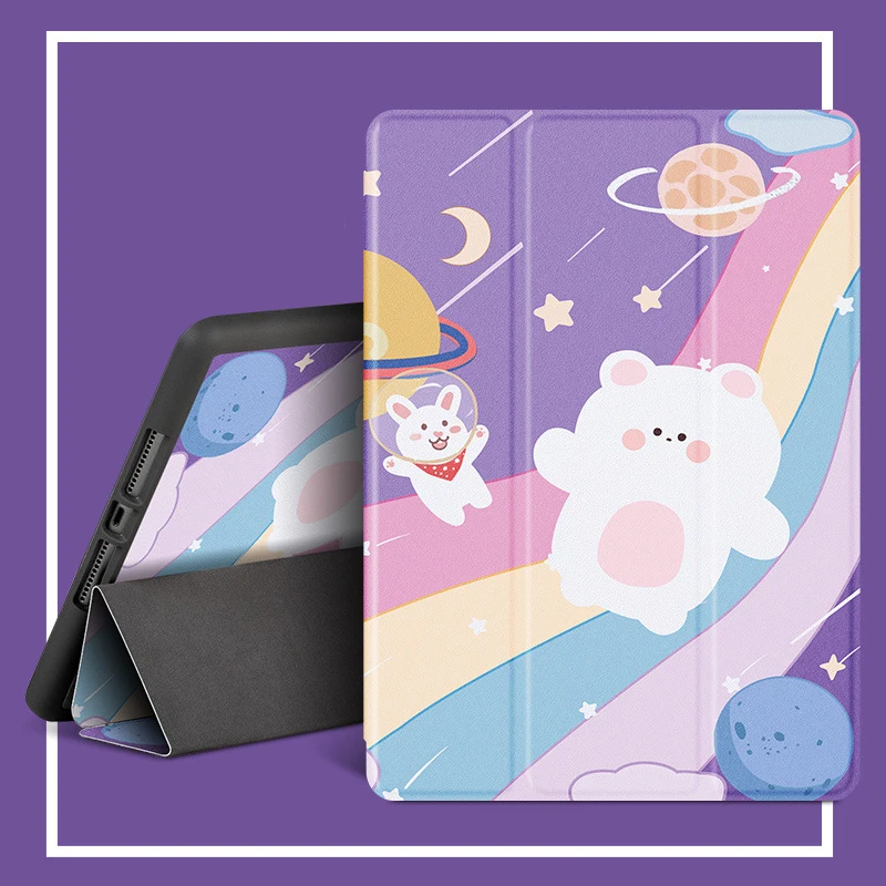 Для iPad Pro 10 5 дюймовый чехол 2019 2020 11 Air3 Air 2/1 9 7 mini 4/5 дюйма тройного сложения умный