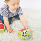 Детские игрушки для детей, мячи с животными, мягкие плюшевые мобильные игрушки со звуком, детские погремушки, детские строительные мячи, игрушки для 0-12 месяцев