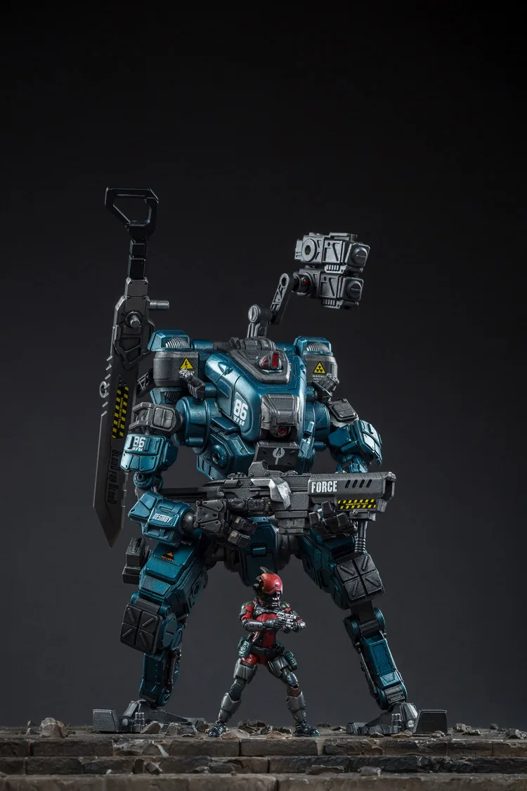 1/25 JOYTOY Аниме Фигурки игрушки Трансформация Робот Бог войны 86 синий Коллекционное издание подарок